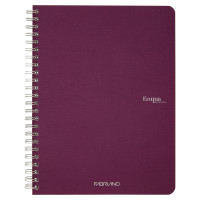 Fabriano Ecoqua Original Quaderno Spiralato Vino A5 Righe 70 Fogli