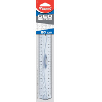 Maped 242120 righello 200 mm Plastica Blu, Translucent 1 pz