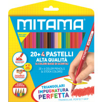 Mitama Pastelli Triangolari pz. 24 Multicolore 24 pz