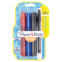 Papermate InkJoy 100 ST Nero, Blu, Rosso Penna a sfera Medio 8 pz