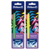 Pelikan 300009809 penna stilografica Sistema di riempimento della cartuccia Verde, Giallo 6 pz