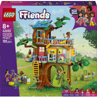 LEGO Friends 42652 Casa sull’Albero dell’Amicizia, Giochi per Abilità Sociali per Bambine e Bambini 8+ con Animali e Personaggi