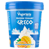 Yogurteria Frozen Yogurt Tipo Greco Mango e Passion Fruit 250 g