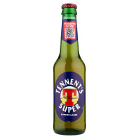 TENNENT'S SUPER Birra strong lager doppio malto bottiglia 24x33cl