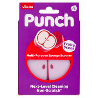 Vileda Punch Mela spugna abrasiva profumata e flessibile 1 pz