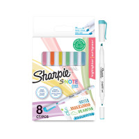 Sharpie 2182116 evidenziatore 8 pz Blu, Verde, Arancione, Rosa, Giallo