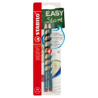 STABILO Easygraph matita ergonomica e triangolare per destrimani - blister da 2 pz.