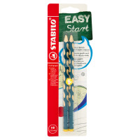 STABILO Easygraph matita ergonomica e triangolare per mancini - blister da 2 pz.