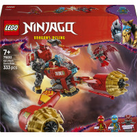 LEGO NINJAGO 71830 Mech Storm Rider di Kai - 2 Veicoli Trasformabili in Figura Snodabile e Moto Giocattolo, Giochi Bambini 7+