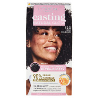 L'Oréal Paris Colorazione Semipermanente Casting Natural Gloss Senza Ammoniaca, 123 Nero Fondente
