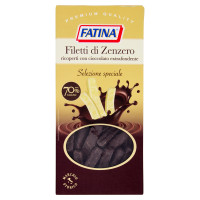 Fatina Filetti di Zenzero ricoperti con cioccolato extrafondente 150 g