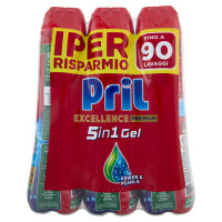 PRIL Excellence Premium 5in1 Gel Sciogli Grasso 3 x 540 mL