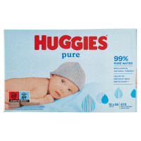 Huggies pure Baby Cleansing Wipes 12 x 56 pz