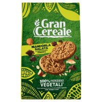 Gran Cereale Biscotti con Mandorla Salata e Cioccolato Fondente 100% Ingredienti Vegetali 280g