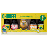 Chouffe Discovery Pack la Chouffe, Chouffe Cherry, Mc Chouffe, Chouffe IPA 4x330ml + 1 Bicchiere