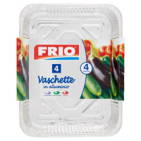 Frio 4 Vaschette in alluminio 4 porzioni