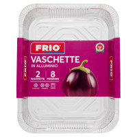 Frio Vaschette in Alluminio 8 Porzioni 2 pz