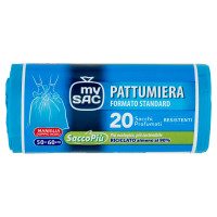my Sac Pattumiera Formato Standard 50x60 cm Sacchi Profumati 20 pz