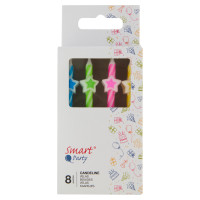 Smart Party Candeline Arcobaleno con Stellina 8 pz