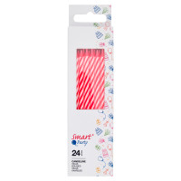 Smart Party Candeline Rosa 24 pz
