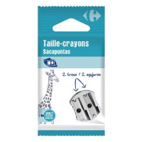 Carrefour Temperamatite manuale Metallico