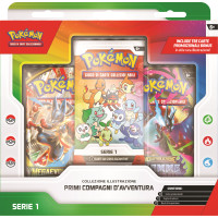Pokémon Collezione Illustrazione Primi Compagni d'Avventura