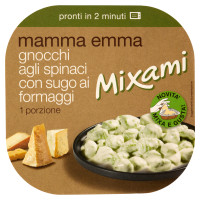 mamma emma Mixami gnocchi agli spinaci con sugo ai formaggi 280 g