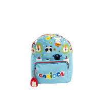Carioca Zainetto tondo animal blu