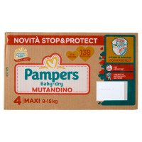 Pampers Baby-dry Mutandino Maxi 138 pz