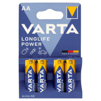 Varta Longlife Power AA LR6 1.5V Alkaline 4 pz