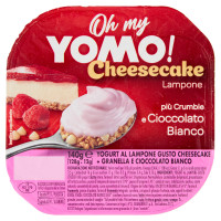 Oh my Yomo! Cheesecake Lampone più Crumble e Cioccolato Bianco 140 g
