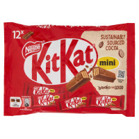 KITKAT Mini Wafer ricoperti di Cioccolato al Latte 12 Snack da 16,7g