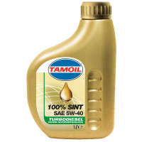 Tamoil 100% Sint SAE 5W-40 TD olio per motore 1 L Auto