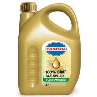 Tamoil 100% Sint SAE 5W-40 TD olio per motore 4 L Auto
