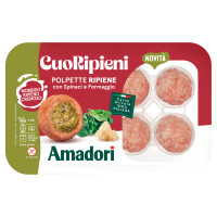Amadori CuoRipieni Polpette Ripiene con Spinaci e Formaggio 0,216 kg