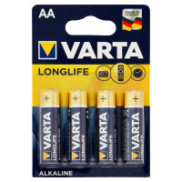 Varta Longlife AA LR6 1.5V Alkaline 4 pz