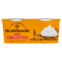 Fattoria Scaldasole Bianco Senza Lattosio yogurt biologico 2 x 115 g