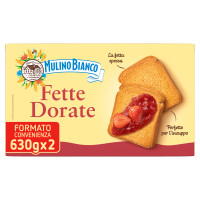 Mulino Bianco Fette Biscottate Dorate 2 pacchi 630g