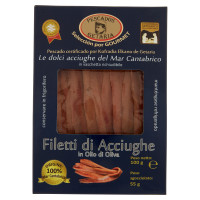 Pescados Getaria Filetti di Acciughe in Olio di Oliva 100 g