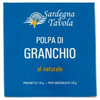 Sardegna a Tavola Polpa di Granchio Premium al naturale 170 g