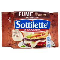 Sottilette Fumé con Scamorza - formaggio fuso a fette con Scamorza - 158 g