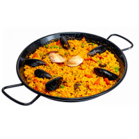 Paella con Pesce, Verdure e Pollo
