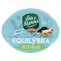 Viva la Mamma Equilybra Riso Nero Edamame Pollo Verdura 250 g
