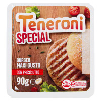 Teneroni Special Burger Maxi Gusto con Prosciutto 90 g