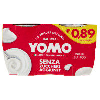 Yomo Senza Zuccheri Aggiunti* Intero Bianco 2 x 125 g