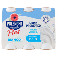 Polenghi Lombardo Plus Drink Probiotico Bianco 6 x 100 g