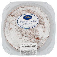 Torta di Meliga Artigianale Pesca e Amaretto 500 g