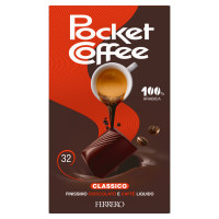Pocket Coffee - specialità ripiene di caffè 100% arabica in un guscio di cioccolato 32 pz 400 g