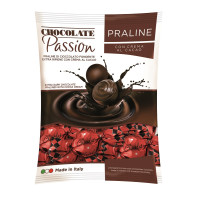 Praline di Cioccolato Fondente Extra Ripiene con Crema al Cacao 105 g