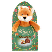 Witor's Golden Cioccolato al Latte con Ripieno Cremoso alle Nocciole e Cereali Croccanti 100 g